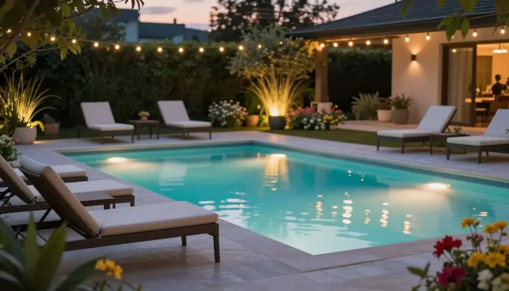 back yard lap pools